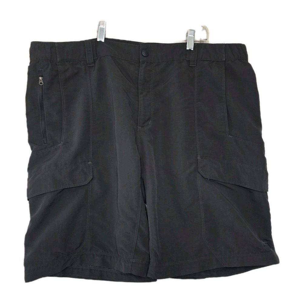 The North Face Men's Grey XXL Nylon Convertable Cargo Shorts Hiking RN 61661